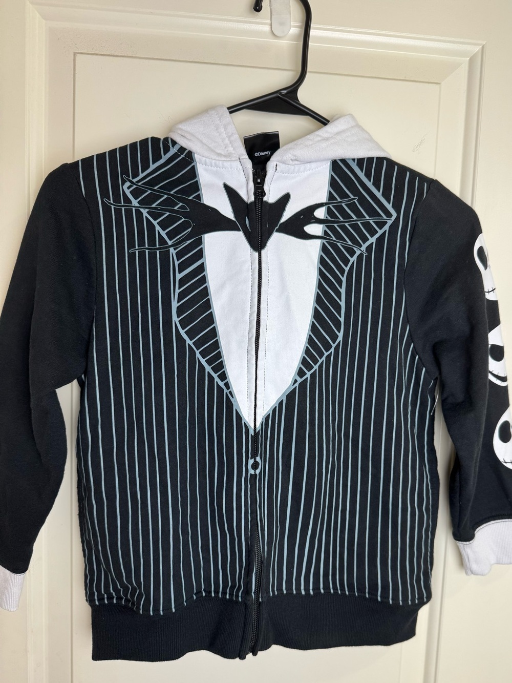 Disney Nightmare Before Christmas Jack Skellington Hoodie S 6/7 - Picture 6 of 6